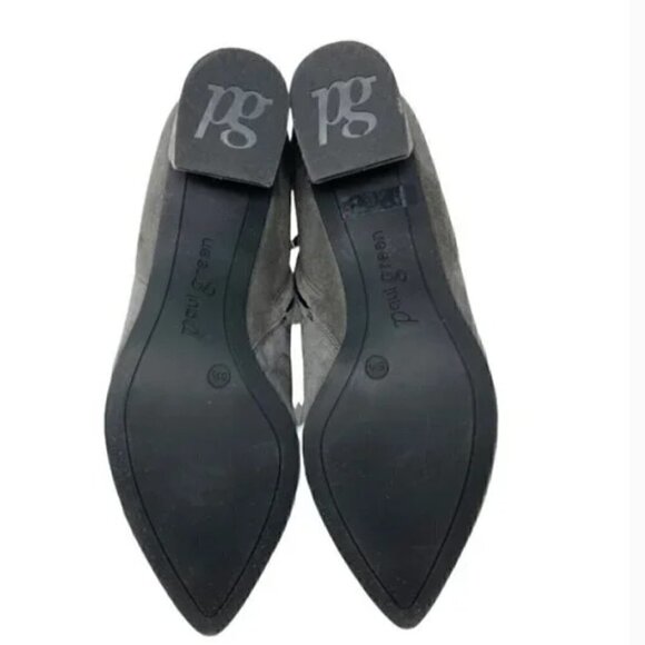 Paul Green Bridget Gray Suede Pointed Toe Zip Ankle Boots - US Size 8 UK 5.5 - Picture 7 of 9